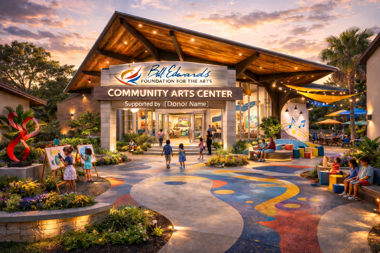 new building welcome